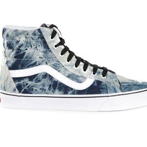 Blue Tie Dye acid wash vans size women’s 6.5 men’s 5